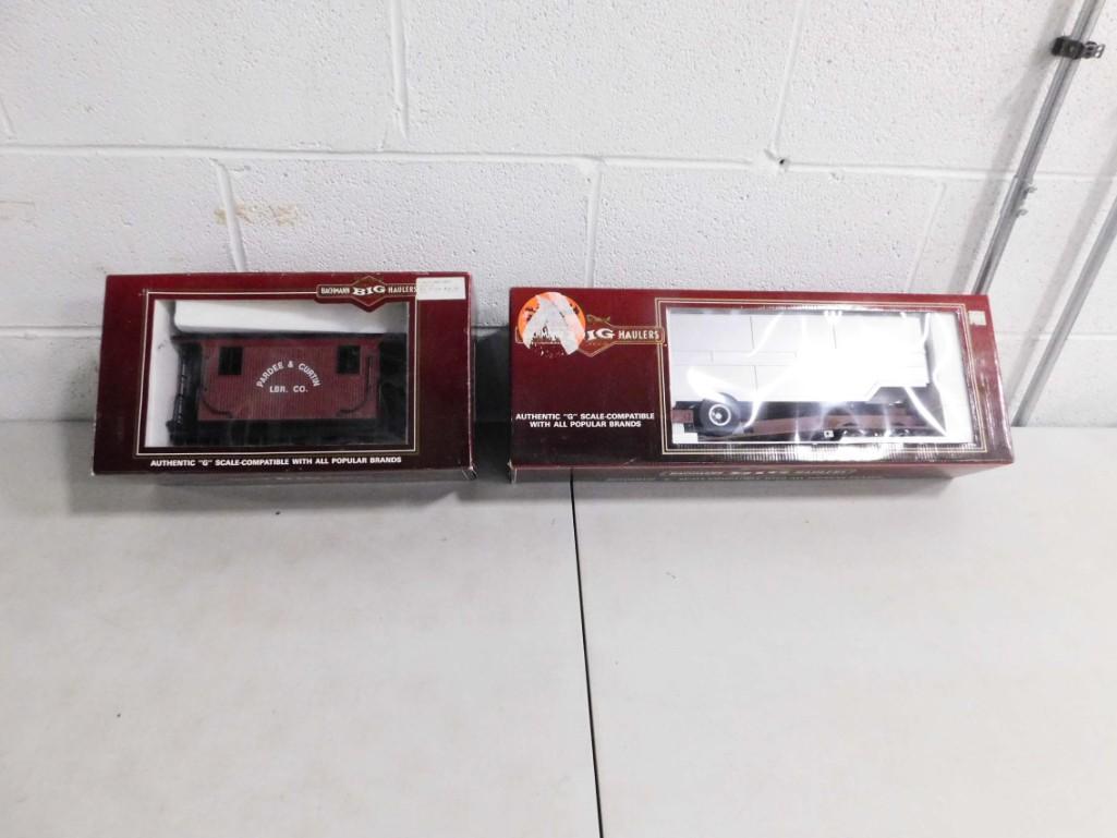 2 Bachman Big Haulers G Scale Train Cars in Original (1 of 3)