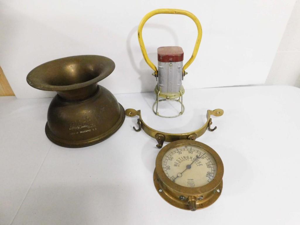 Union Pacific Railroad Spittoon and a Westinghouse (1 of 7)