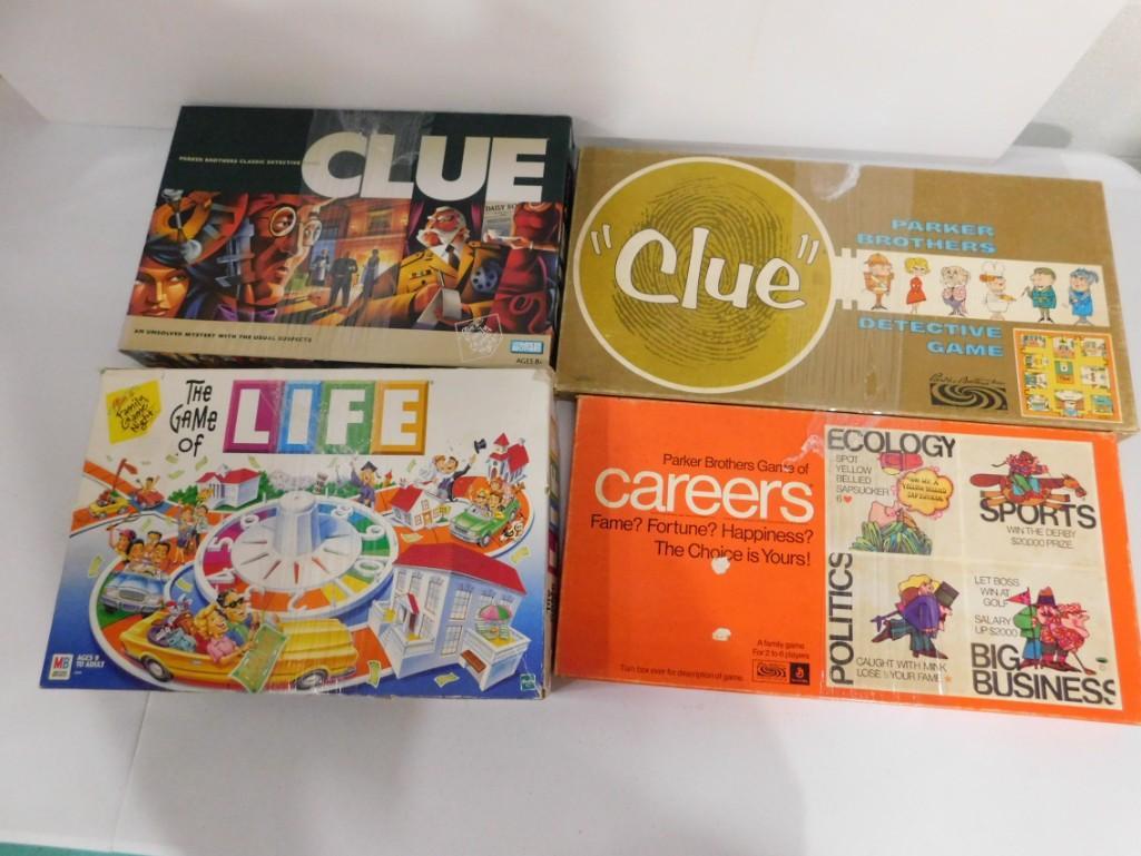 Vintage Board Games incl Clue , Game of Life , Careers (1 of 3)