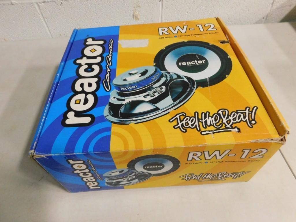 Reactor RW-12 Woofer Speaker New in Box (1 of 2)