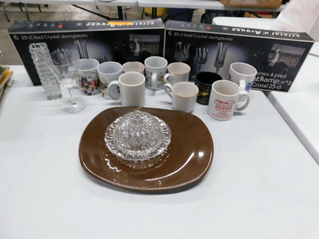 2 Lead Crystal Stemware Glasses New in Box , Glassware (1 of 4)