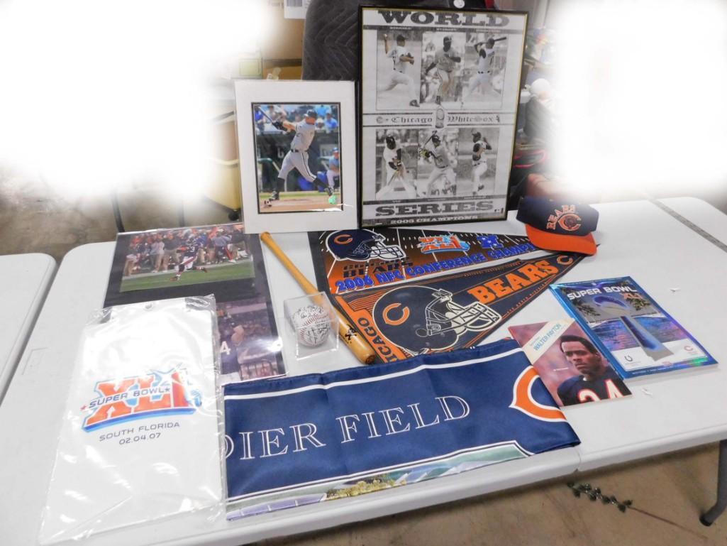 Sports Lot incl Posters , Pennants , Books , Flags , (1 of 7)