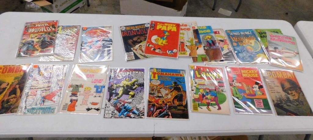 Lot of Comic Books incl Combat , Dennis the Menace , (1 of 4)