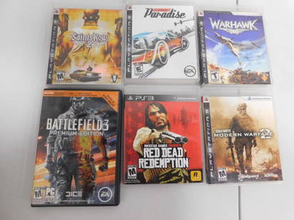 Lot of Video Games incl Playstation 3 PS3 ,: Lot of Video Games incl Playstation 3 PS3 , Battlefield 3 , Red Dead Redemption, Staints Row 2 , Burn Out Paradise , War Hawk , Modern Warfare Call of Duty 2