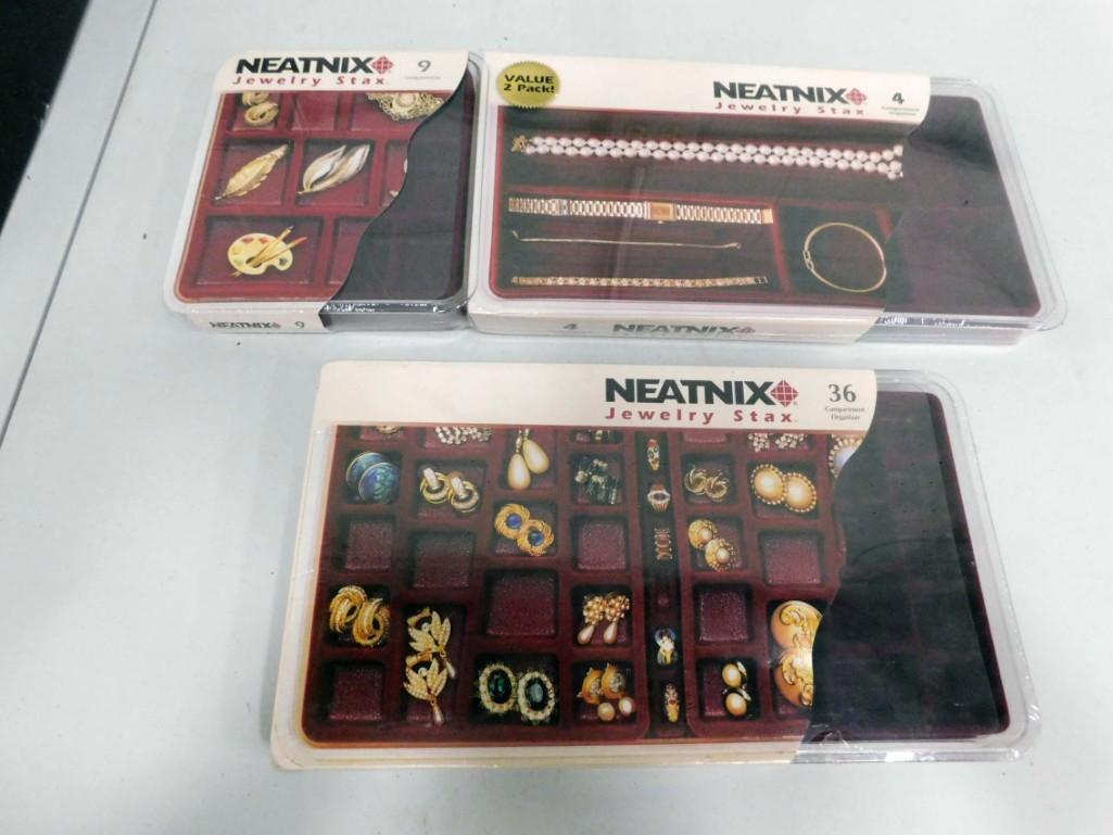 2 Sets of Neatnix Jewelry Stax: 2 Sets of Neatnix Jewelry Stax , Jewelry Trays New in Package
