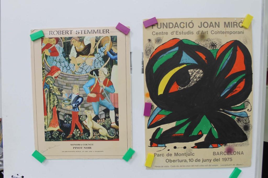 2 Art Posters on Foam Board Fundacio Johan Miro - Has (1 of 6)