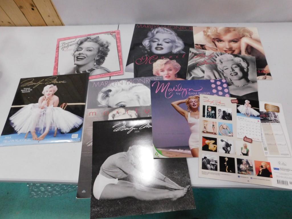 Lot of 11 Marilyn Monroe Calendars from Various Years (1 of 2)