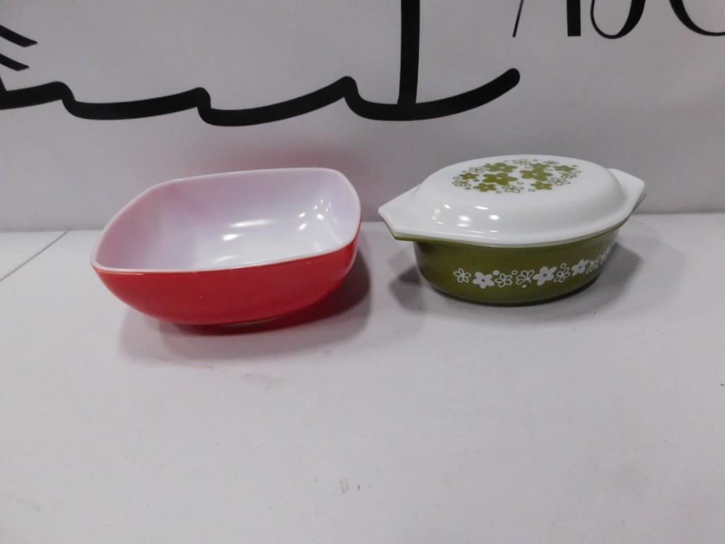 Vintage Pyrex incl Summer Blossom Crazy Daisy Casserole (1 of 6)