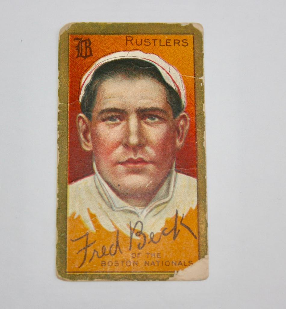 T206 Piedmont Fred Beck Tobacco Card: T206 Piedmont Fred Beck Tobacco Card