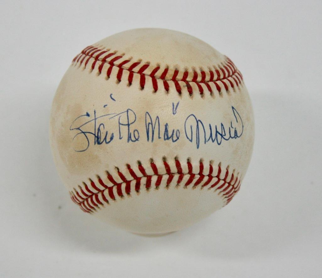 Stan "The Man" Musial Signed Baseball (1 of 6)