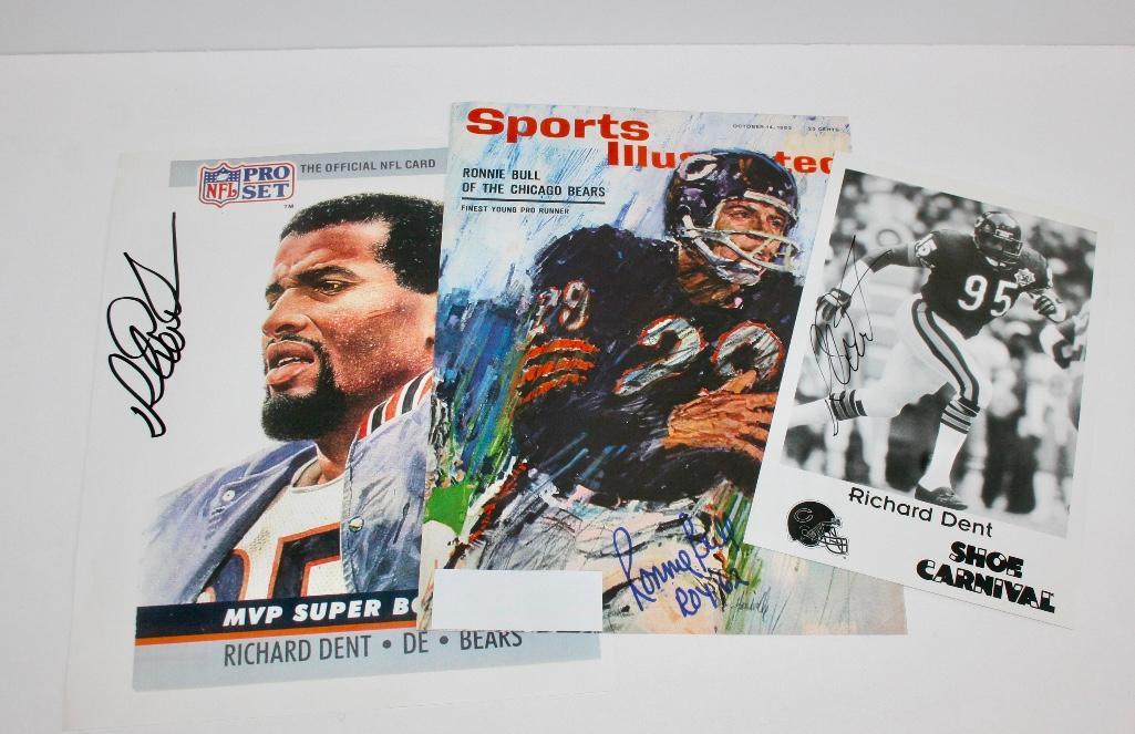 Lot of Flats Signed by Richard Dent and Ronnie Bull (1 of 8)