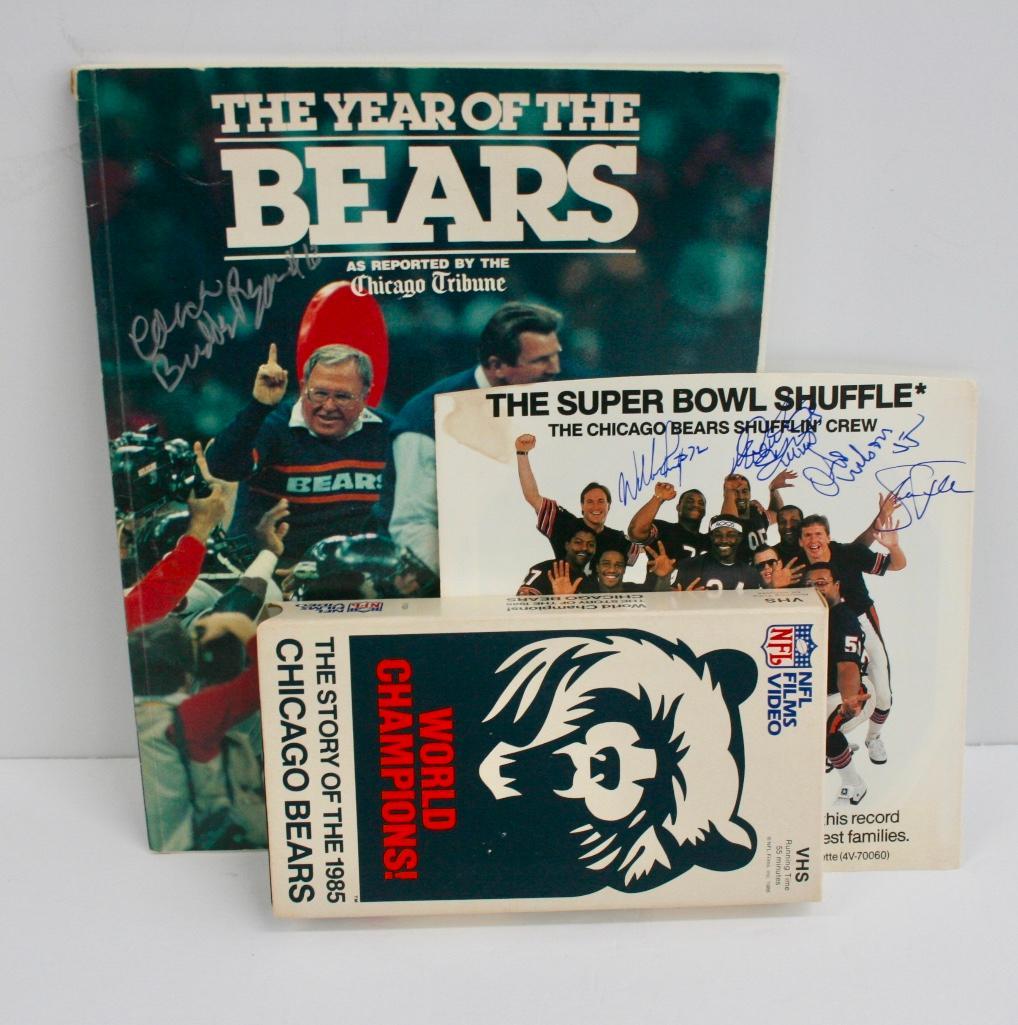 Bears Super Bowl XX Media Lot - Some Pieces Are Signed (1 of 7)