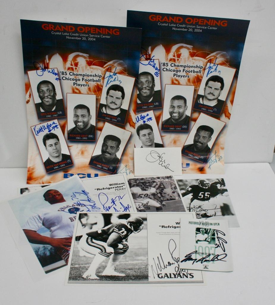 Large Lot of Bears Signed Flats (1 of 6)