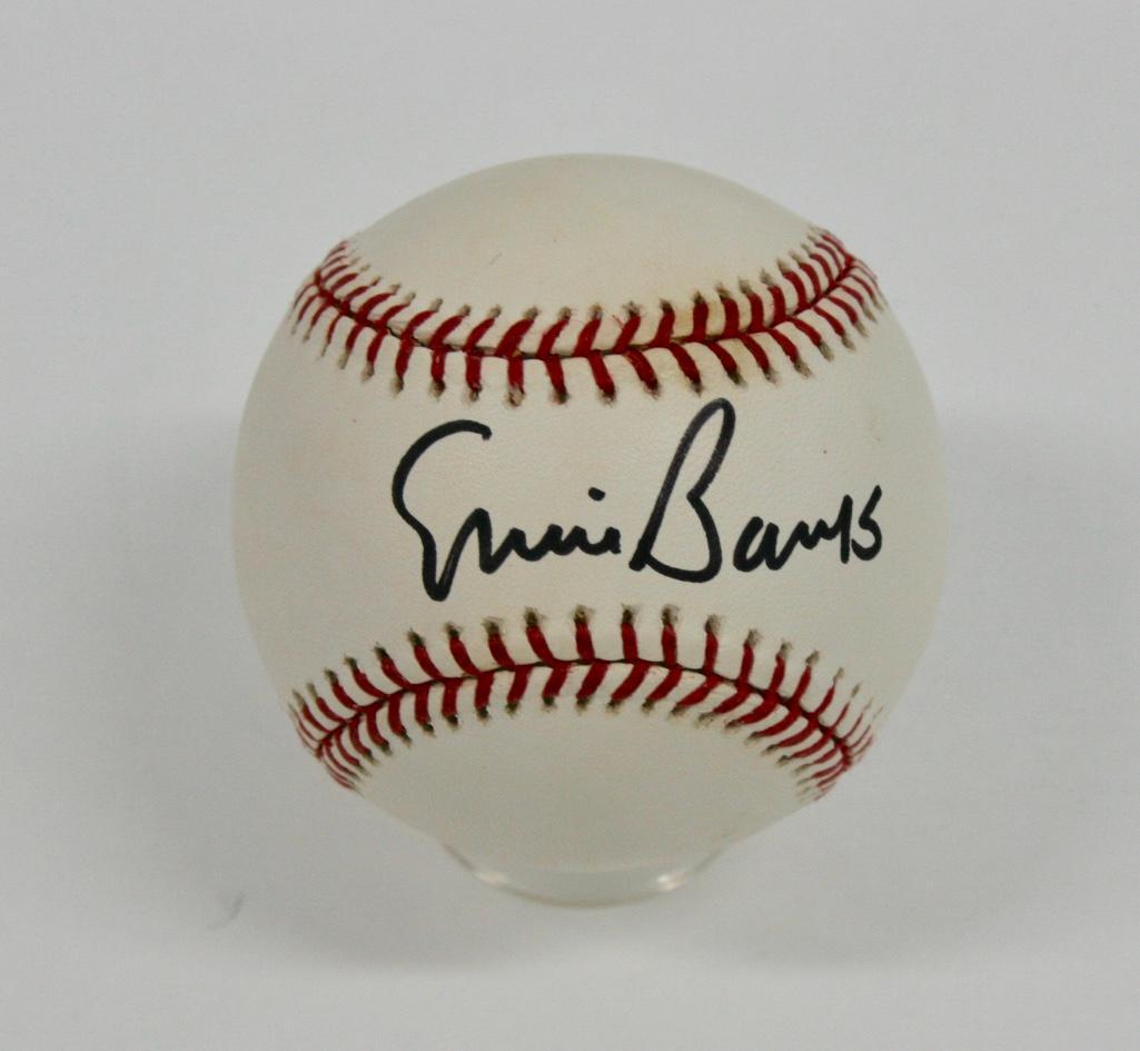 Cubs Ernie Banks Signed Baseball (1 of 6)