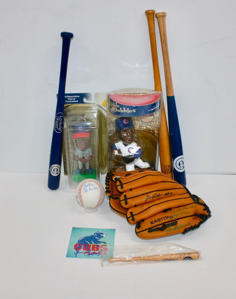 Lot of Misc Cubs Items - Some Signed (1 of 10)