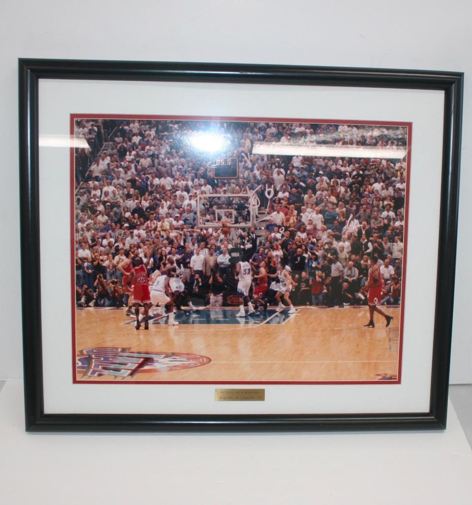 Framed Photo Michael Jordan "The Winning Shot" (1 of 3)