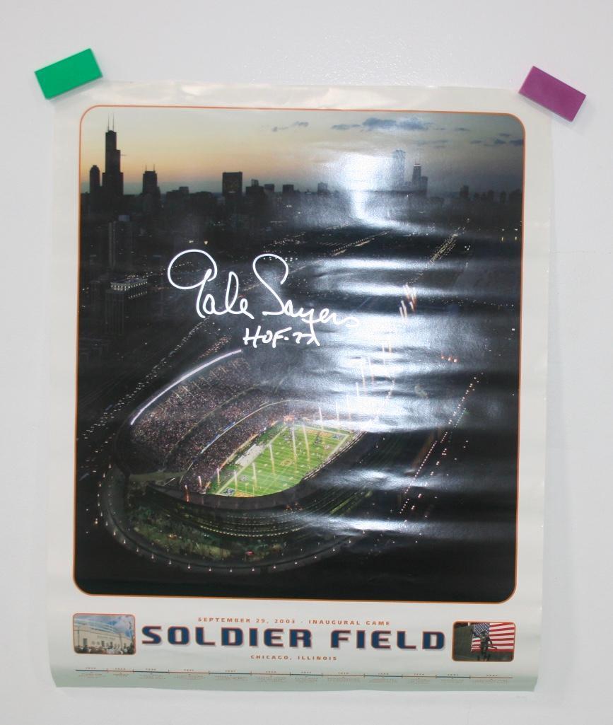 Signed Posters From Gale Sayers and The Black And Blues (1 of 6)