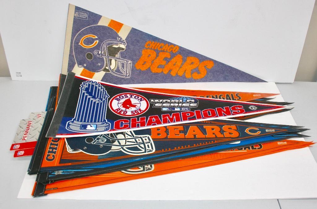 Large Lot of Pennants Some With Tags (1 of 7)