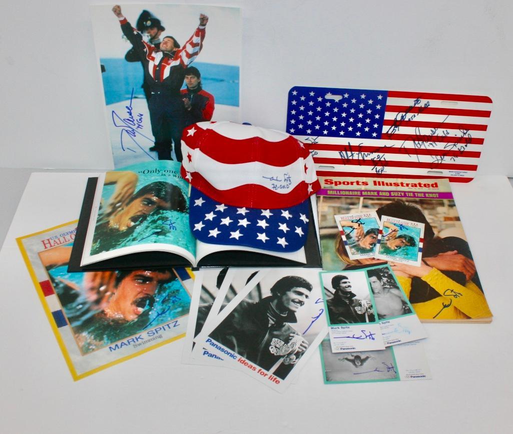 Large Lot of Mark Spitz Signed Memorabilia (1 of 9)