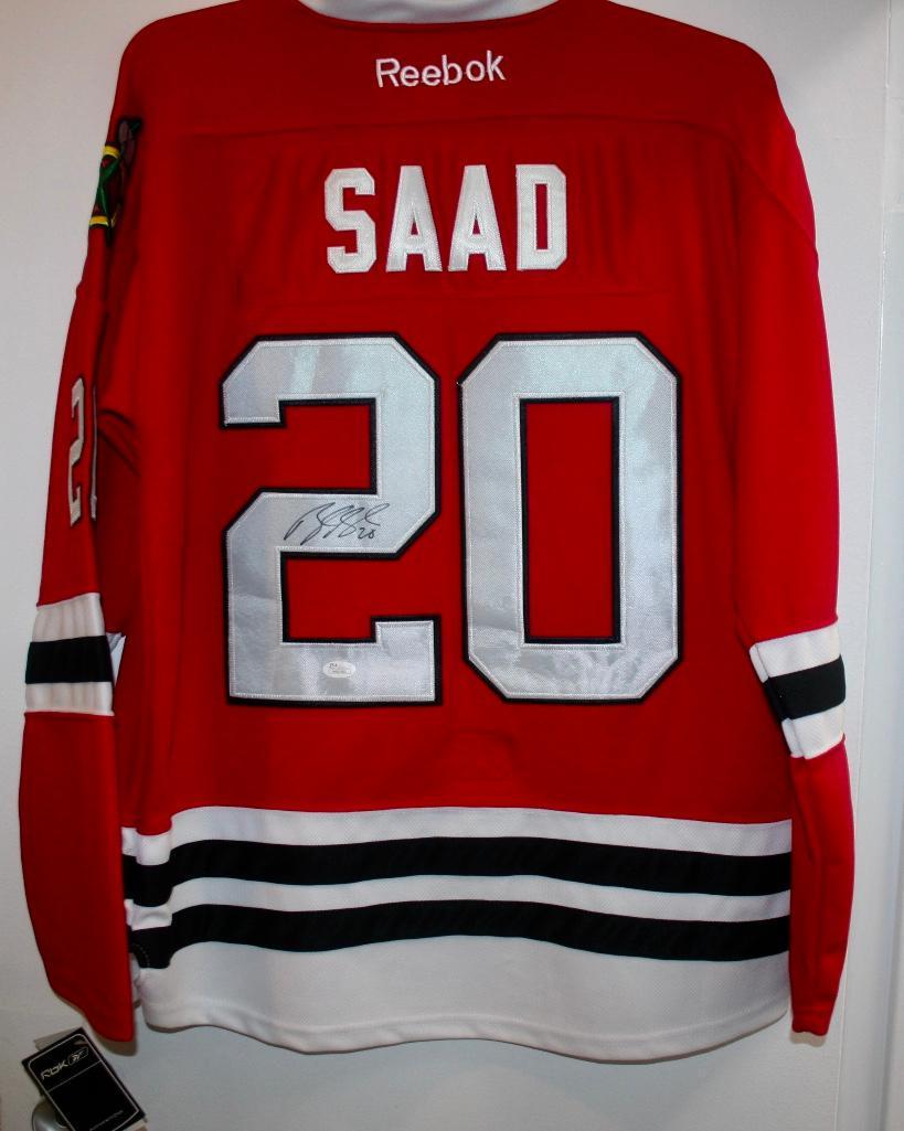 Blackhawks Brandon Saad Signed Jersey With JSA (1 of 7)