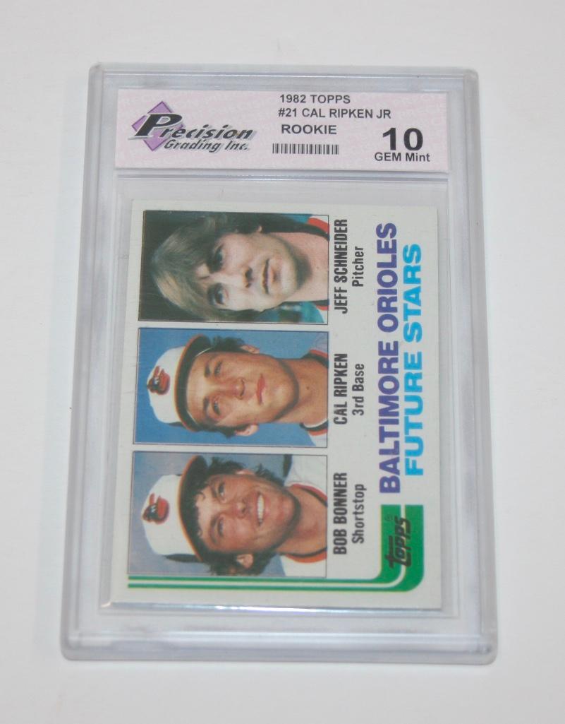 1982 Topps #21 Cal Ripken Jr. Rookie Graded 10 Gem Mint (1 of 4)
