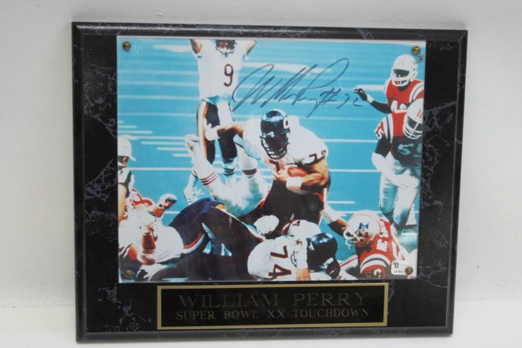 Signed William Perry Mounted Photo with COA (1 of 3)
