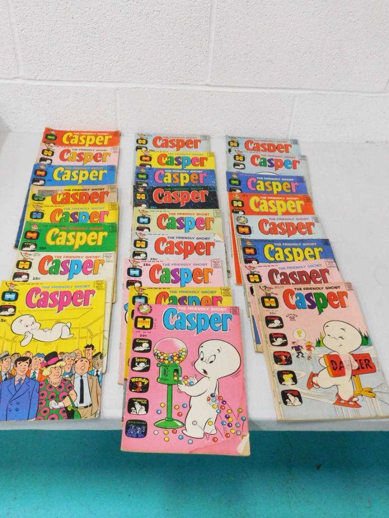 Lot of Vintage Casper Comic Books Mostly 15 cent Comics (1 of 3)