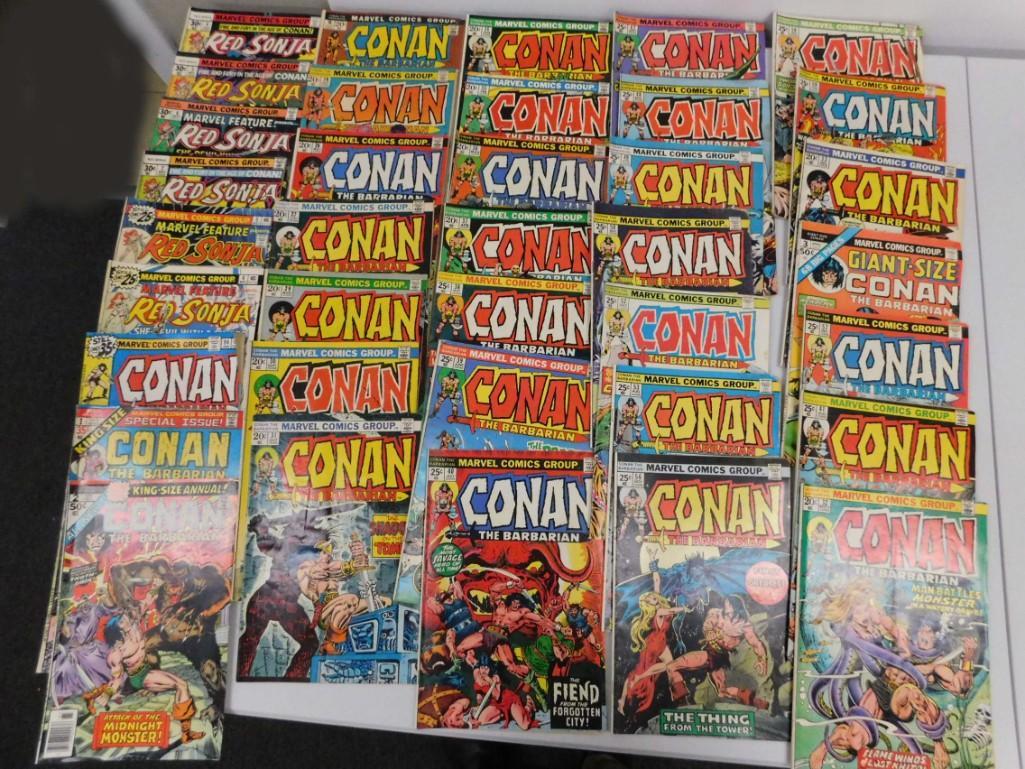Lot of Vintage Red Sonja and Conan the Barbarian Comic (1 of 5)
