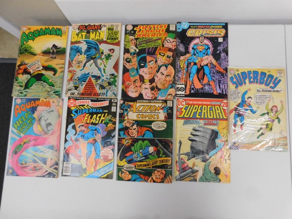 Lot of Vintage Comics incl Aquaman , Superman , (1 of 4)