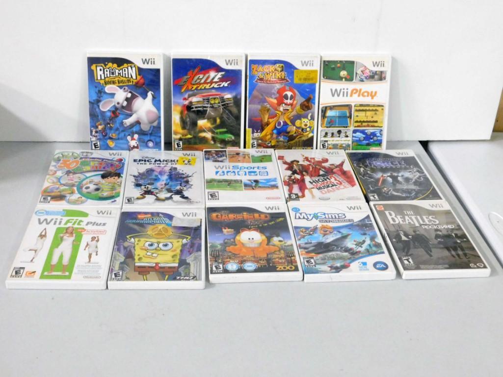 Lot of 14 Nintendo Wii Games Excite Truck , Rayman (1 of 4)