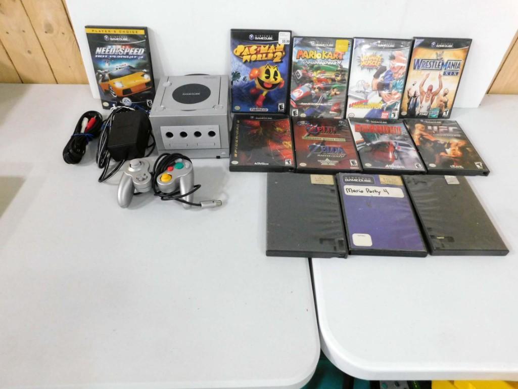 Nintendo Game Cube with Controllers and Wires Plus Need (1 of 5)