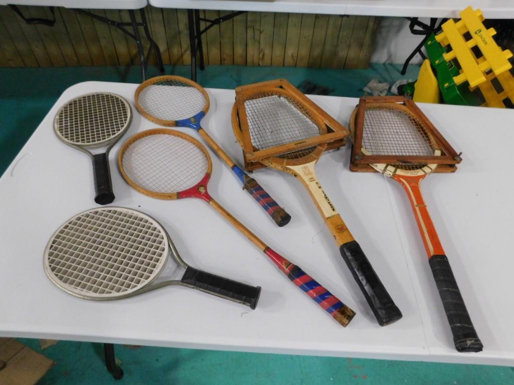 Lot of Vintage Rackets or Racquets incl Tennis (1 of 4)