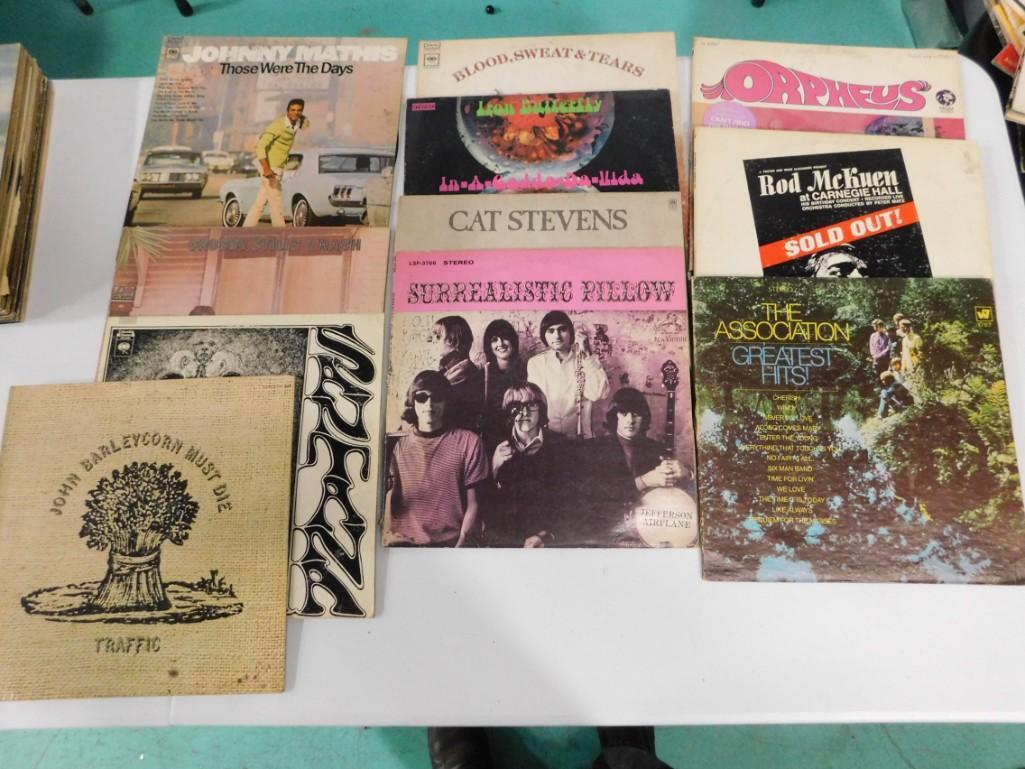 Lot of 11 Vinyl LP Records incl Jefferson Airplane , (1 of 4)