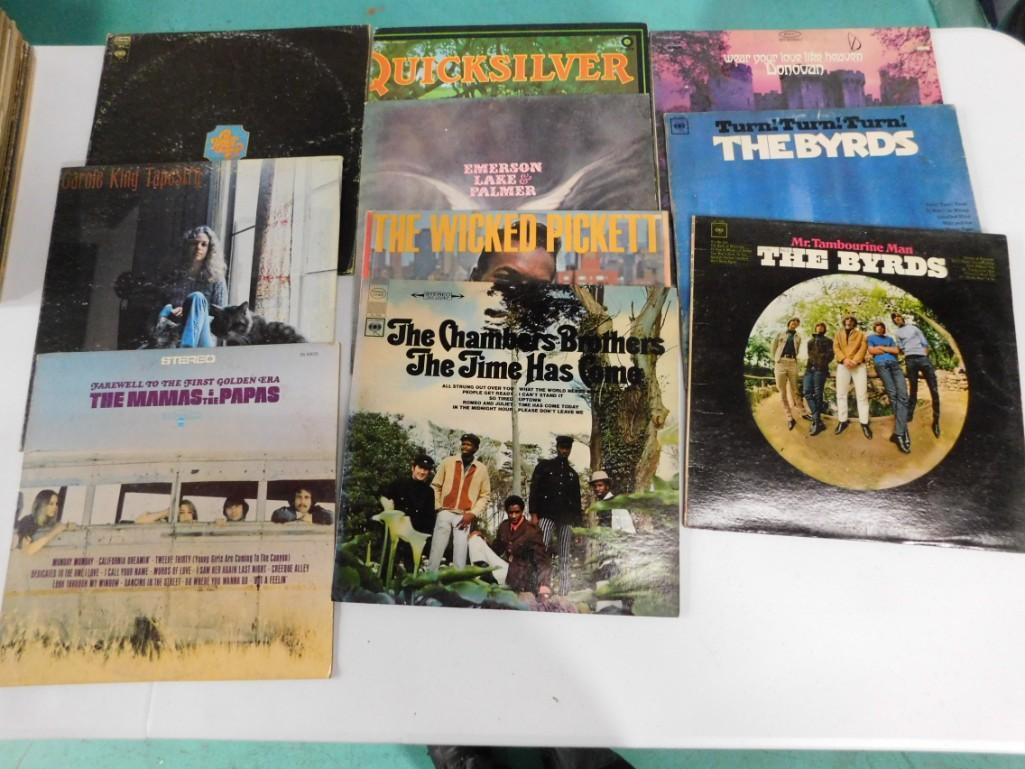 Lot of 10 Vinyl LP Records incl The Byrds , Donovan , (1 of 4)