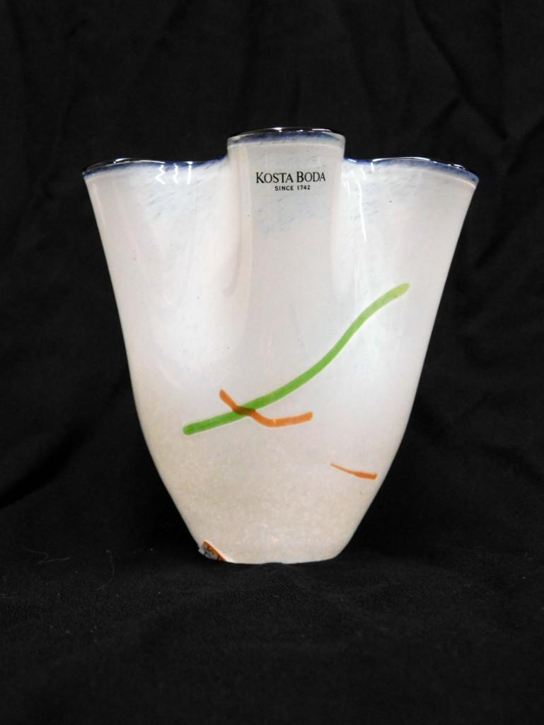 Kosta Boda Art Glass Vase Signed and Numbered (1 of 6)