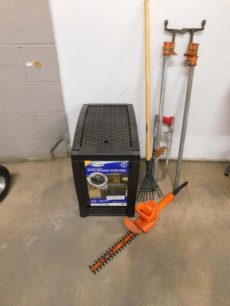 Outdoor Lot incl Hose Reel , Hedge Trimmer , etc (1 of 2)