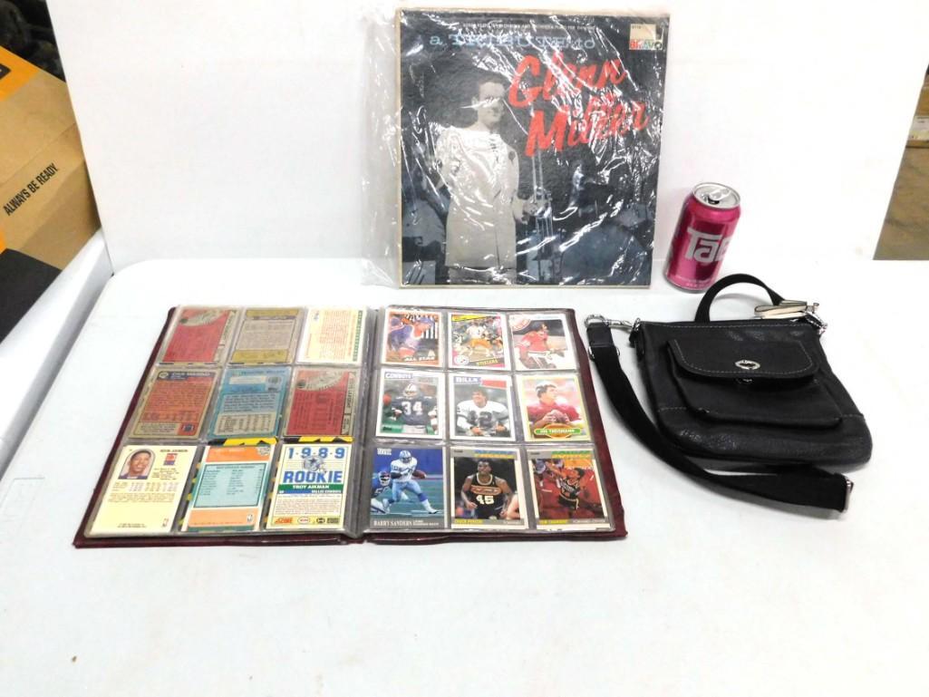 Small Binder of Sports Cards , Glenn Miller Record , (1 of 3)