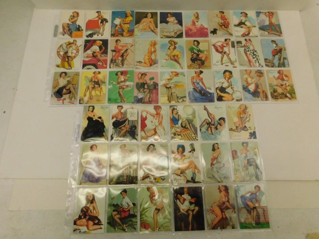 Lot of Gil Elvgren's Calendar Pinups Adult Trading (1 of 8)