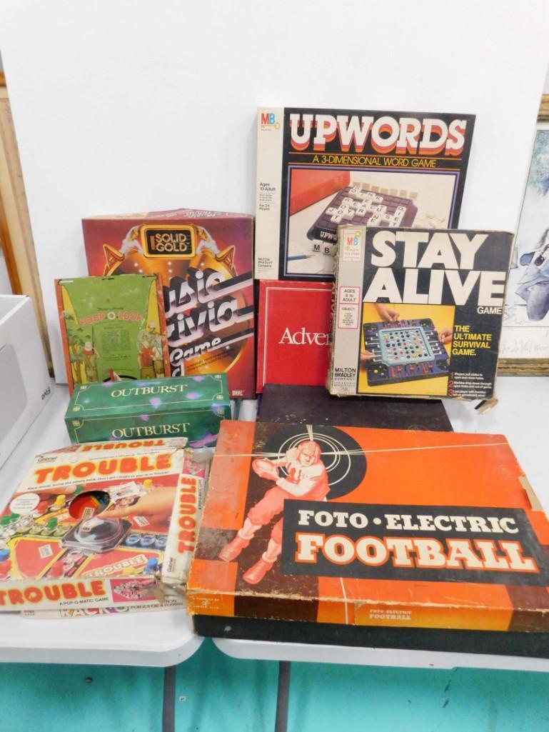Lot of Board Games including Foto Electric Football (1 of 6)