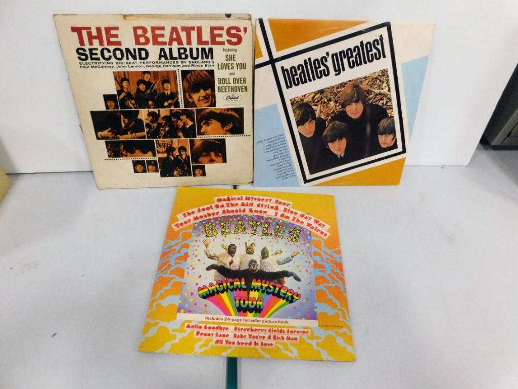 The Beatles Vinyl LP Records incl Magical Mystery Tour (1 of 7)