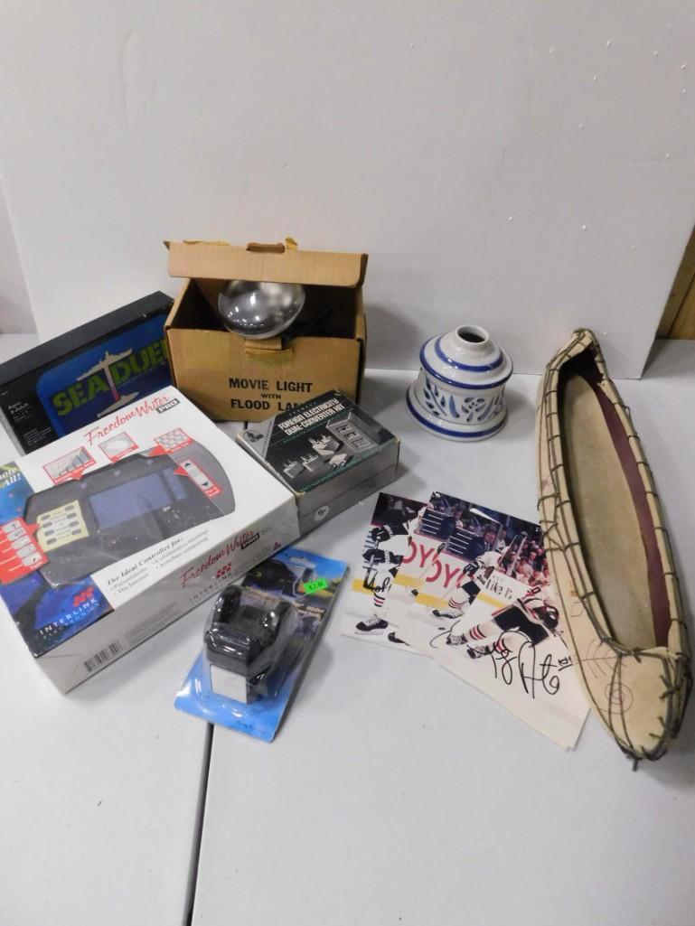 Misc Lot incl 4 Signed Blackhawks Photos - NO COAs , (1 of 9)