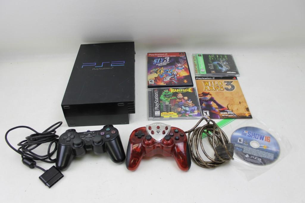 Sony PlayStation 2 PS2 with Games (1 of 7)