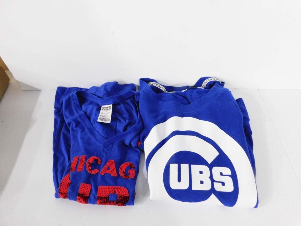 2 Chicago Cubs Ladies Shirts incl 1 XS Long Sleeve 1 XS (1 of 3)
