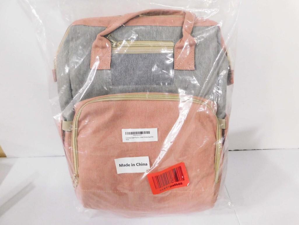 Convertible Diaper and Basinet Bag: Convertible Diaper and Basinet Bag New in Plastic