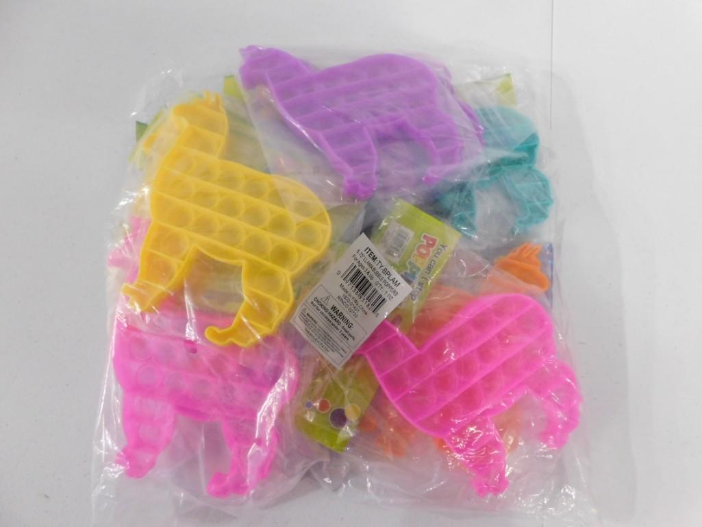Can't Stop Poppin Silicone Popper Toys New in Package: Can't Stop Poppin Silicone Popper Llama Toys New in Package approx 12