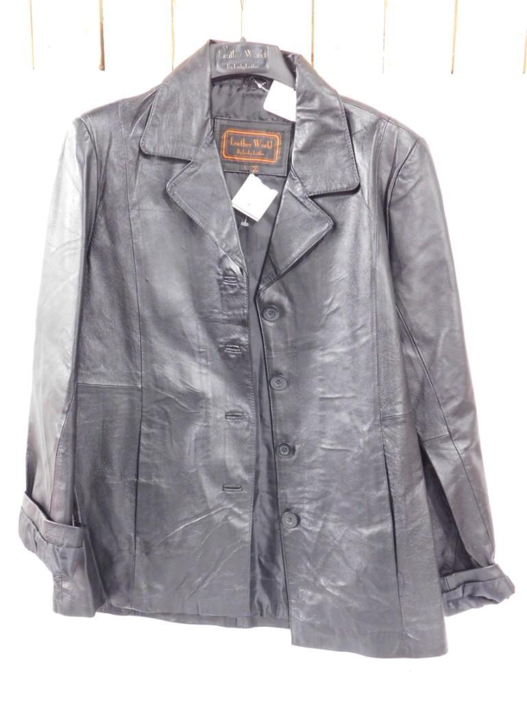 Leather World by Lucky Leather Sz L Leather Jacket (1 of 4)
