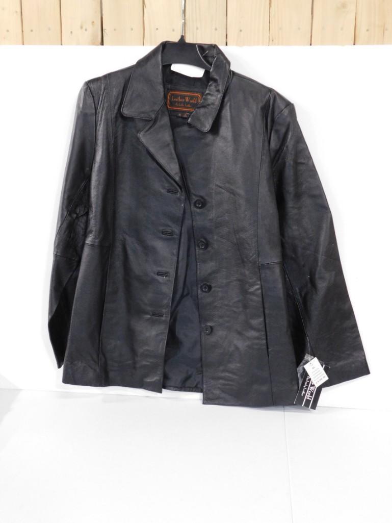 New with Tags Leather Jacket Leather World by Lucky (1 of 6)