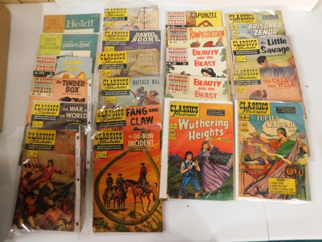 Classics Illustrated 10 and 15 Cent Comic Books and (1 of 4)