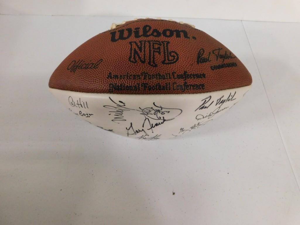Wilson NFL Football with Autographs No COAs: Wilson NFL Football with Autographs No COAs