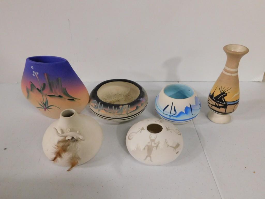 Lot of Southwest Pottery incl Mayco 09 , New West (1 of 7)